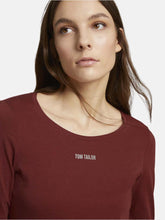 Majica z dolgimi rokavi in potiskom logotipa na prsih